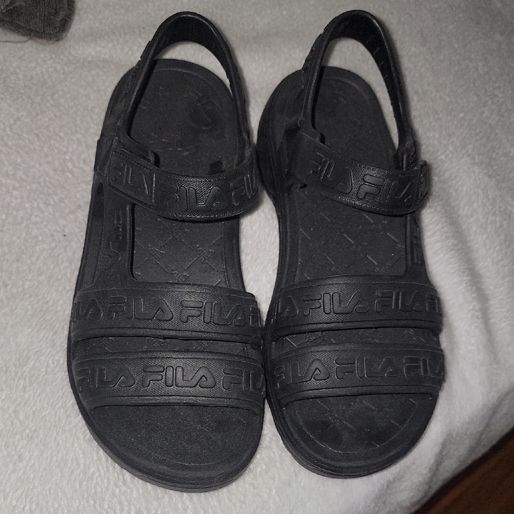 Fila Women Black Sandals